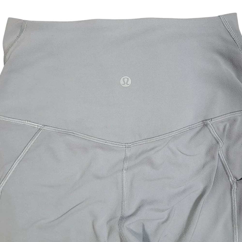 Lululemon Gray High Rise Yoga Leggings Size 4 Soft Stretch Activewear
